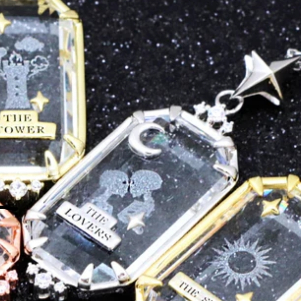 Bisoulovely Tarot Pendant The Lovers